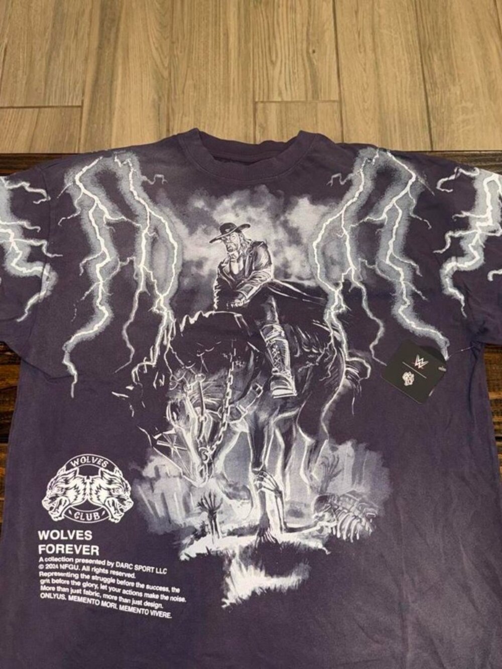 WWE x Darc Sport limited edition Purple Undertaker graphic